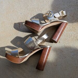 Gold Platform Sandals